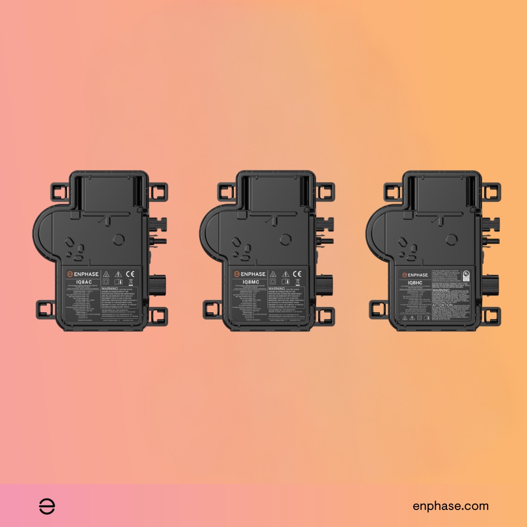 Enphase IQ8 microinverters